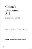 Wirtschaftshilfe der Volksrepublik China by Wolfgang Bartke