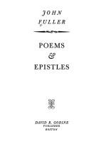 Cover of: Poems & epistles by Fuller, John.