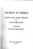Cover of: The book of Theseus =: Teseida delle nozze d'Emilia