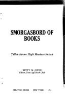 Cover of: Smorgasbord of books: titles junior high readers relish