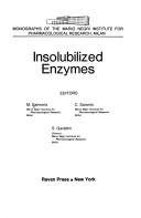 Cover of: Insolubilized enzymes by M. Salmona, M. Salmona