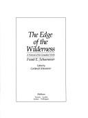 Cover of: The edge of the wilderness: a portrait of the Canadian North