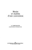 Cover of: Récits et réalités d'une conversion