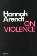 Cover of: On violence.