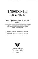 Cover of: Endodontic practice by Louis Irwin Grossman