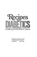 Cover of: Recipes for diabetics by Billie Little