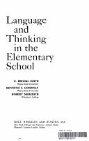 Cover of: Language and thinking in the elementary school