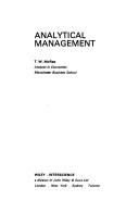 Cover of: Analytical management by T. W. McRae