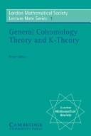 Cover of: General cohomology theory and K-theory by Peter Hilton