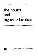 Cover of: The courts and higher education
