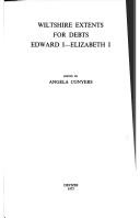 Wiltshire extents for debts, Edward I-Elizabeth I by Angela Conyers