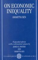 Cover of: On economic inequality by Amartya Sen