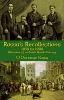 Cover of: Rossa's recollections, 1838-1898: memoirs of an Irish revolutionary