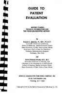 Cover of: Guide to patient evaluation by Jacques L. Sherman