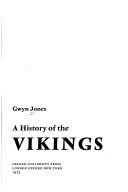 Cover of: history of the Vikings. | Gwyn Jones