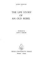 Cover of: The life story of an old rebel.