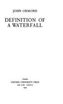 Cover of: Definition of a waterfall. | John Ormond