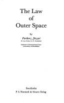 Cover of: The law of outer space.