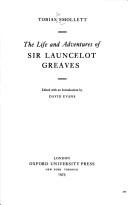 Cover of: The life and adventures of Sir Launcelot Greaves by Tobias Smollett