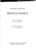 Cover of: Phineas redux. by Anthony Trollope