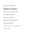 Selected works of Nikolai S. Gumilev by N. Gumilev