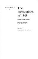 Cover of: The revolutions of 1848 by Karl Marx