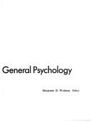 Cover of: Handbook of general psychology.