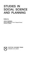 Cover of: Studies in social science and planning by Jean Forbes