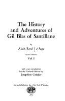 Cover of: The history and adventures of Gil Blas of Santillane.