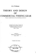 Cover of: Theory and design of commercial fishing gear