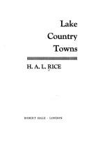 Cover of: Lake country towns