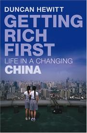 Cover of: Getting Rich First by Duncan Hewitt