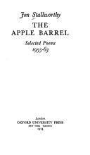 Cover of: The apple barrel: selected poems, 1955-63.