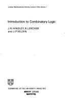 Cover of: Introduction to combinatory logic
