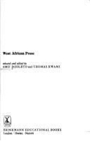 West African prose by S. A. Amu Djoleto