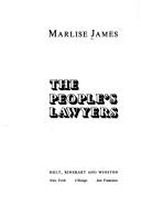 Cover of: The people's lawyers