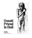 Cover of: Donald Friend in Bali.