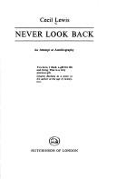 Cover of: Never look back: an attempt at autobiography.