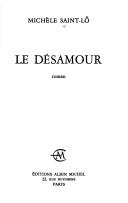 Cover of: désamour