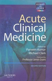 Cover of: Acute clinical medicine