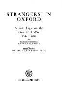 Cover of: Strangers in Oxford by Margaret Toynbee