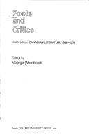 Cover of: Poets and critics: essays from Canadian literature, 1966-1974