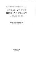 Cover of: Nurse at the Russian Front by Florence Farmborough