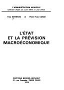 Cover of: Etat et la prévision macroéconomique