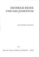 Cover of: Heinrich Heine und das Judentum.