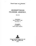 Cover of: Grossmüthiger Feldherr Arminius