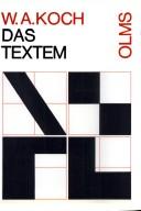 Cover of: Das Textem by Walter A. Koch