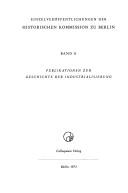 Cover of: Das Berliner Handwerk in den Frühphasen der Industrialisierung