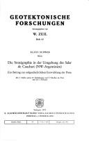 Cover of: Die Stratigraphie in der Umgebung des Salar de Cauchari (NW-Argentinien): ein Beitrag zur erdgeschichtlichen Entwicklung der Puna.