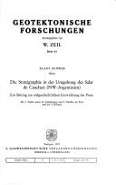 Cover of Die Stratigraphie in der Umgebung des Salar de Cauchari (NW-Argentinien)